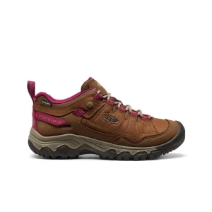 Women's Targhee IV Waterproof Hiking Shoe - Bison/Beaujolais, 8