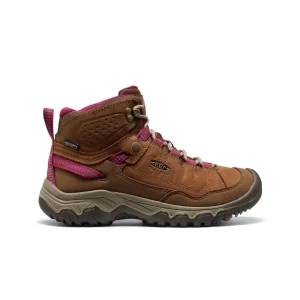 Women's Targhee IV Waterproof Hiking Boot - Bison/Beaujolais, 7.5